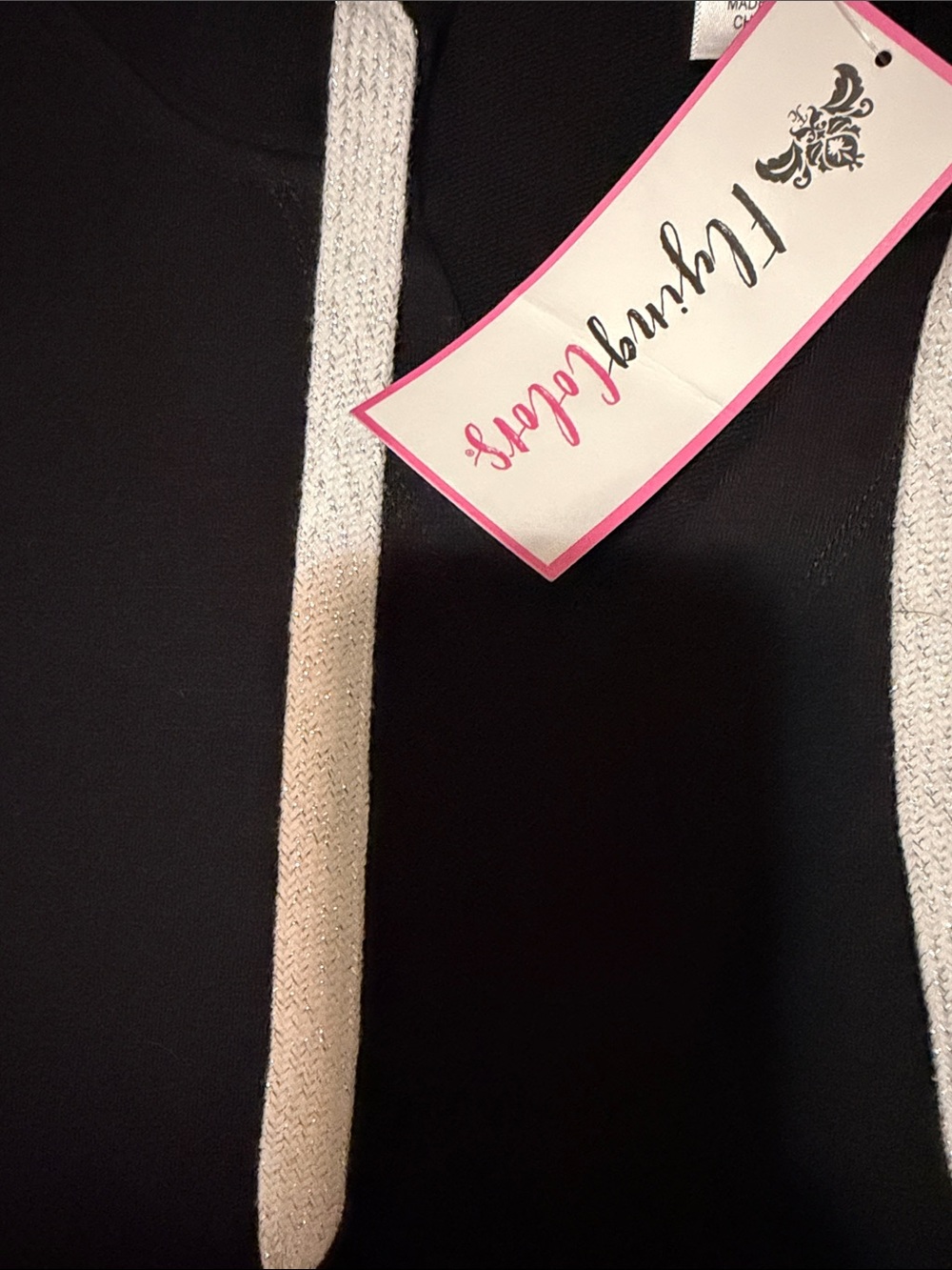 NWT…Women’s Purdue Black V-Neck Hoodie - Picture 4 of 7